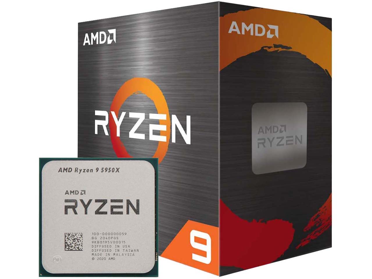 پردازنده ای ام دی Box مدل AMD 5950X