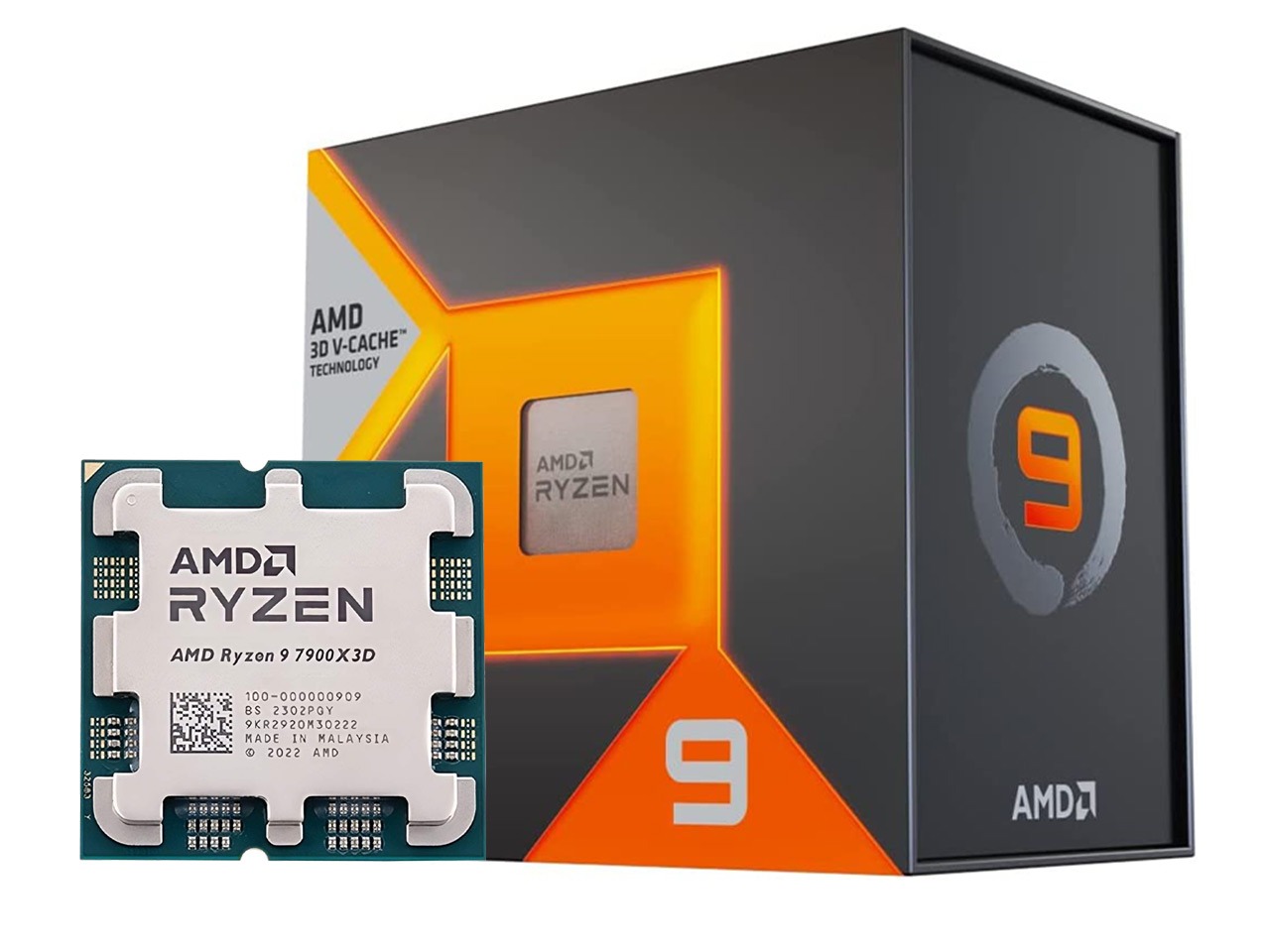 پردازنده ای ام دی Box مدل AMD Ryzen 9 7900X3D