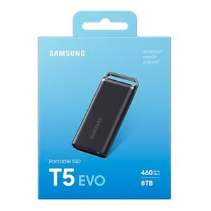 Samsung T5 EVO USB 3.2 8TB Black External SSD