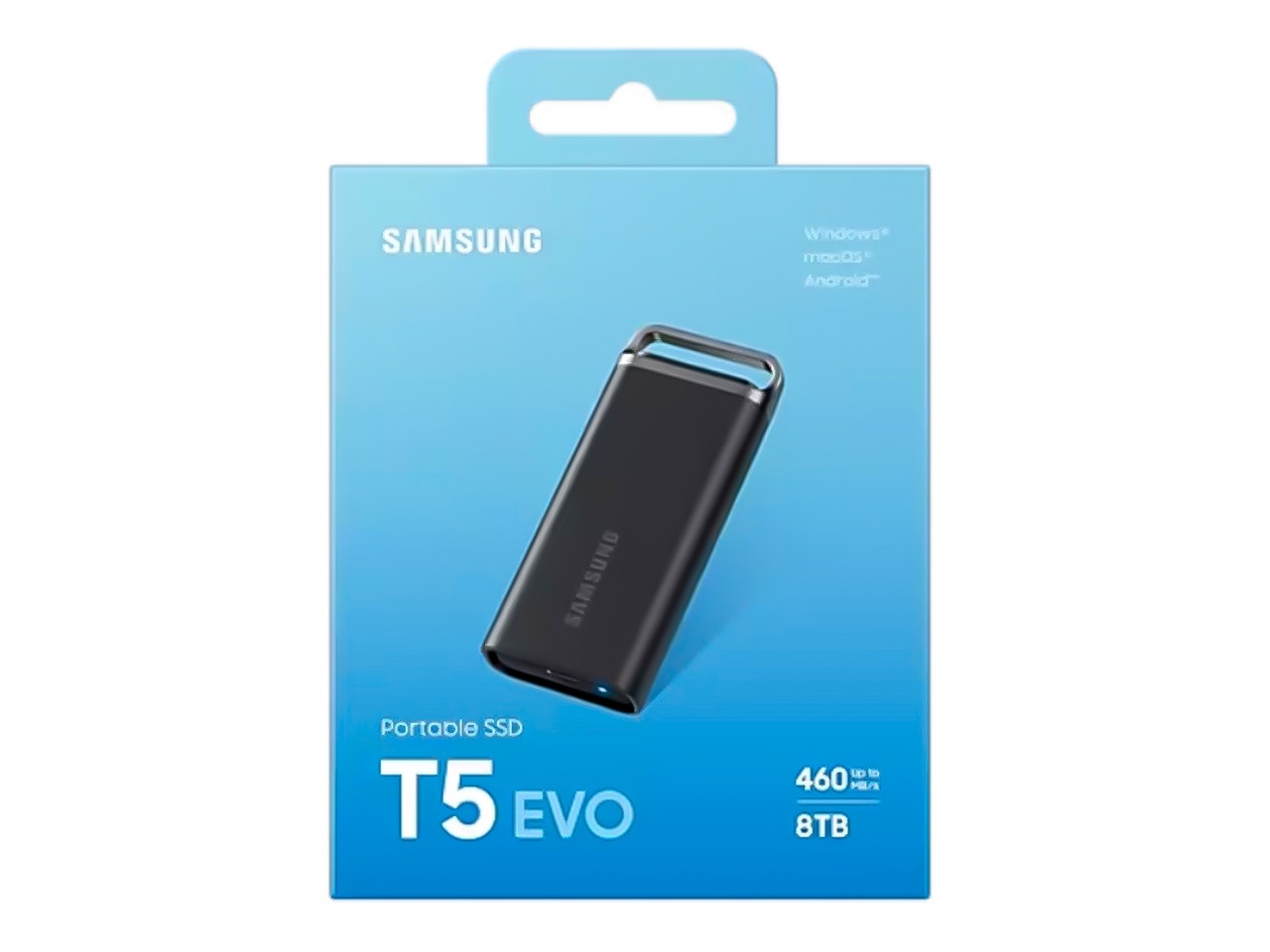 Samsung T5 EVO USB 3.2 8TB Black External SSD