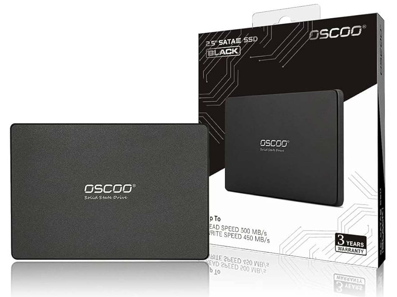 اس اس دی اینترنال اسکو مدل OSCOO SSD-002 مشکی ظرفیت 2 ترابایت