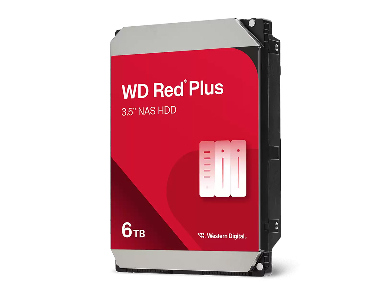 هارد اینترنال وسترن دیجیتال Red Plus NAS مدل Western Digital CMR ظرفیت 6 ترابایت