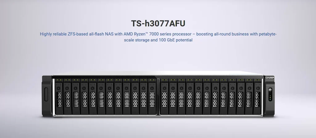 ذخیره ساز تحت شبکه کیونپ TS-h3077AFU-R7-64G