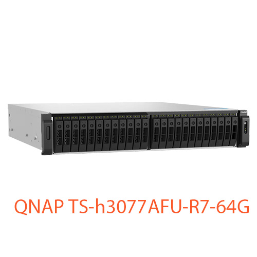 ذخیره ساز تحت شبکه کیونپ مدل QNAP TS-h3077AFU-R7-64G