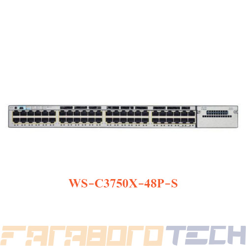 سوئیچ 48 پورت سیسکو مدل WS-C3750X-48P-S