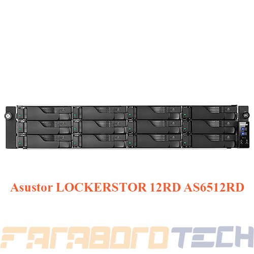 ذخیره ساز تحت شبکه ایسوستور مدل Asustor LOCKERSTOR 12RD AS6512RD