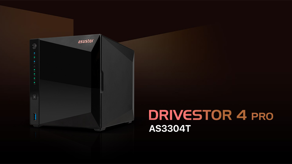 ذخیره‌ساز تحت شبکه ایسوستور مدل Asustor DRIVESTOR 4 Pro AS3304T 